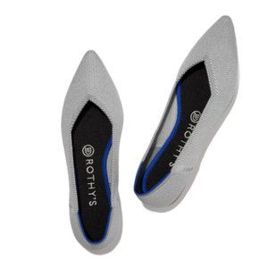 Rothy’s The Point flats in Flax Birdseye Size 10